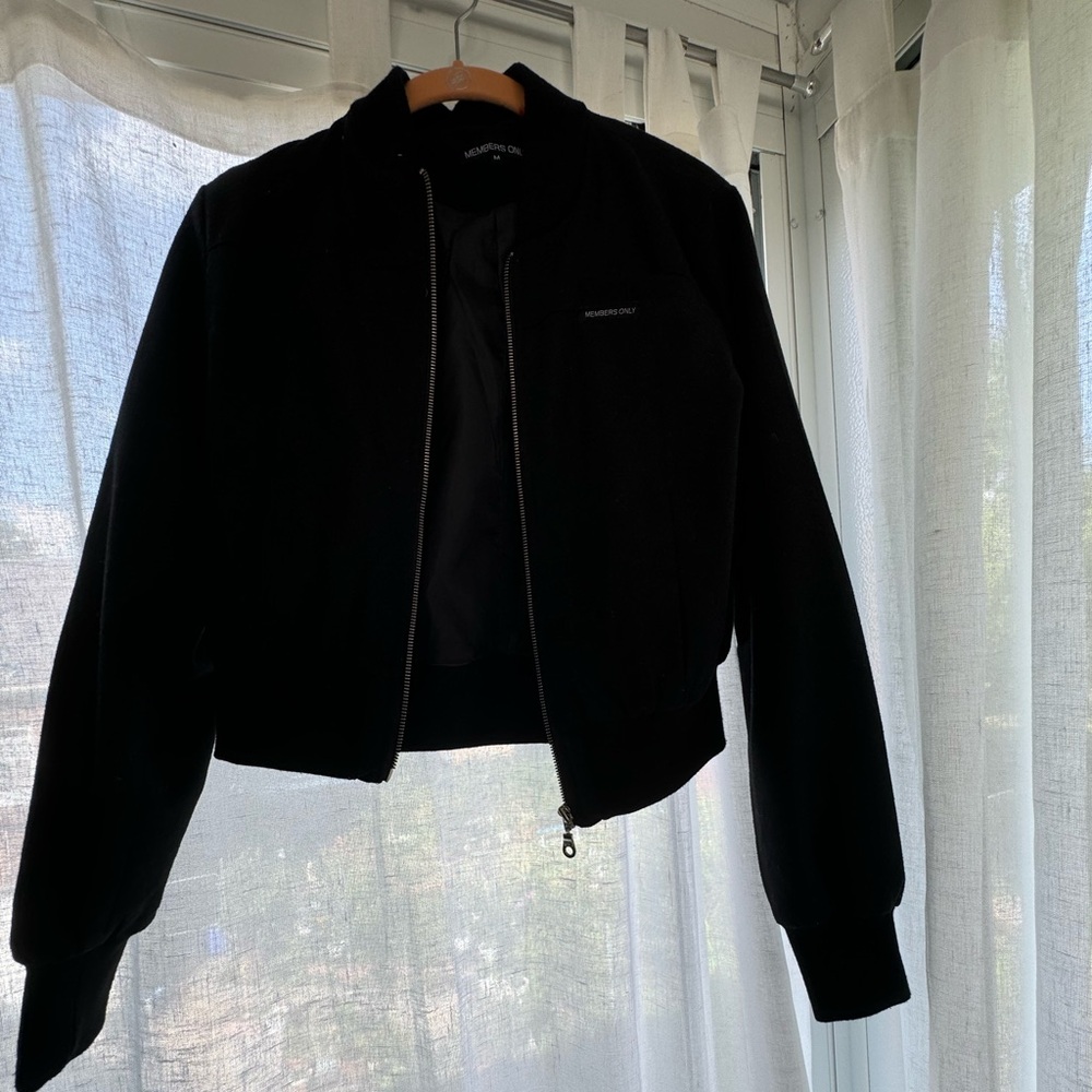 Medium Vintage Member’s Only Jacket-  20% Wool Shell
